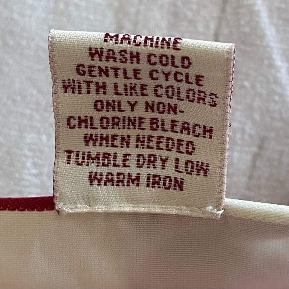 JM Collection Linen A-Line Skirt Women’s 8 Floral Cottage Flowy Ruffled Fairy - Picture 13 of 13